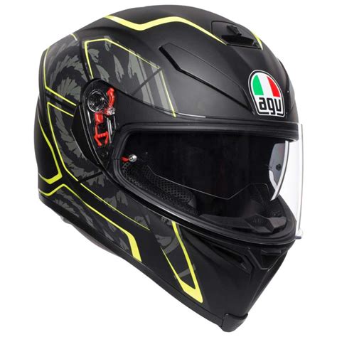 Agv K S Tornado Helmet Fluo Yellow Black Ag A My Full Face