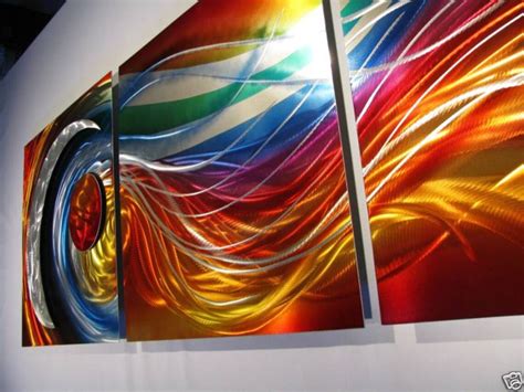 Rainbow Metal Wall Art Painting Sculpture Home Decor Design - Etsy