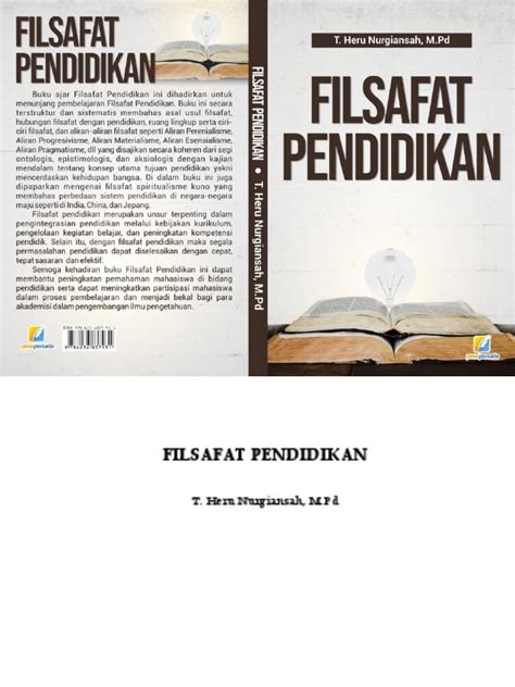 Bab 1 Buku Filsafat Pendidikan Pdf