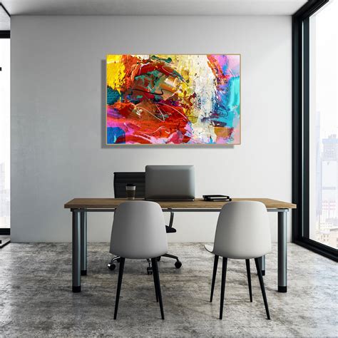 Abstract Home Decor Wall Art, Modern Abstract Canvas Wall Art, Fine Art ...