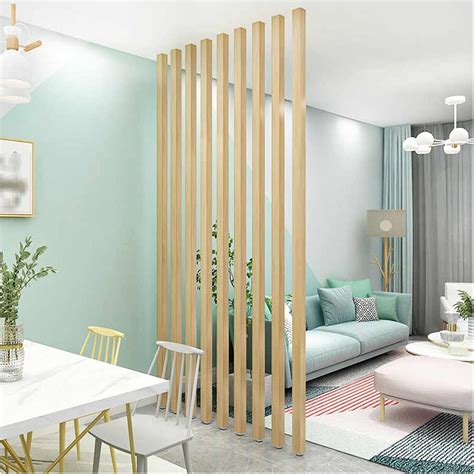 Amazon.com - Screen Partition Post,Wood Slat Room Dividers,Wall