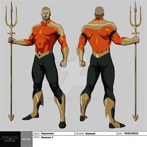 Justice League Animated Reboot - Aquaman by LuisF47 on DeviantArt