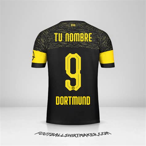 Camiseta Borussia Dortmund 2018 19 II Crear con tu Nombre y Número