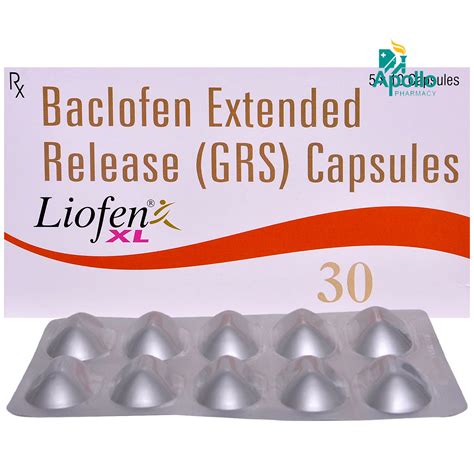 Liofen Xl Capsule S Price Uses Side Effects Composition