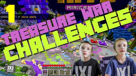 Minecraft Treasure War Challenge Episode 1 Youtube