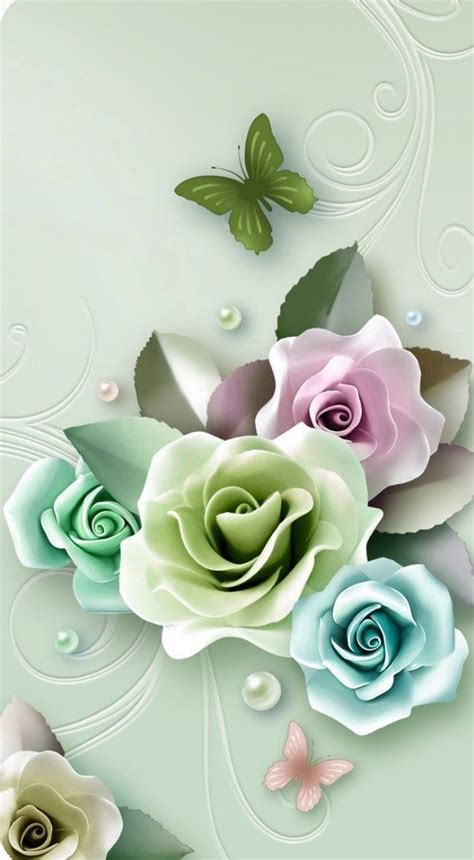 Pin By Eleftheria Merkoulidi On Beautiful Elegant Wallpaper Flower Background Iphone Floral