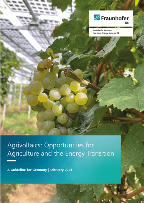 Agrivoltaics Opportunities For Agriculture And The Energy Transition Fraunhofer Ise