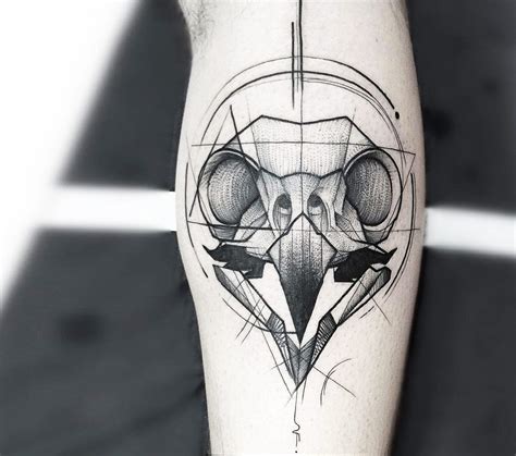 Bird Skull Tattoo By Frank Carrilho Photo 14670