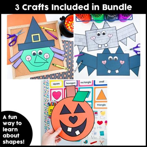 Halloween Shapes Craft Bundle - Crafty Bee Creations