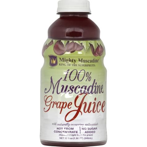 Mighty Muscadine Grape Juice, 100% Muscadine (32 oz) - Instacart