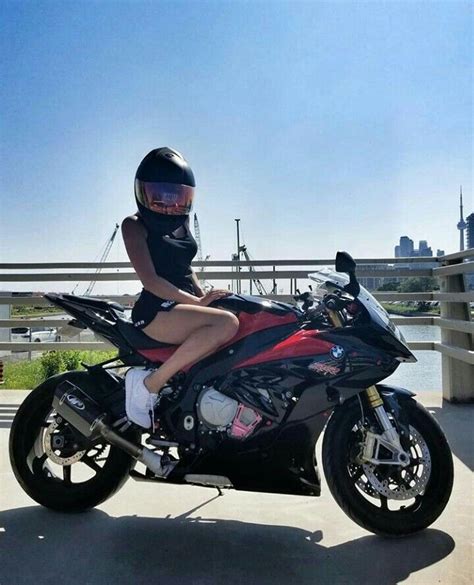 Bmw S1000rr Motorcycle And Biker Girl Bmw Motorcycles Bikes Bikers