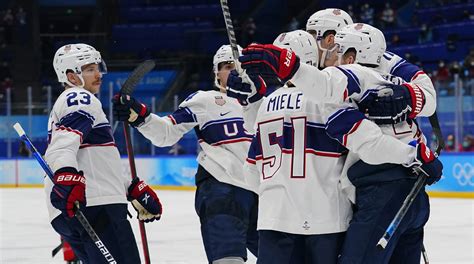 USA men's hockey earns first win vs Canada at Olympics in 12 years ...