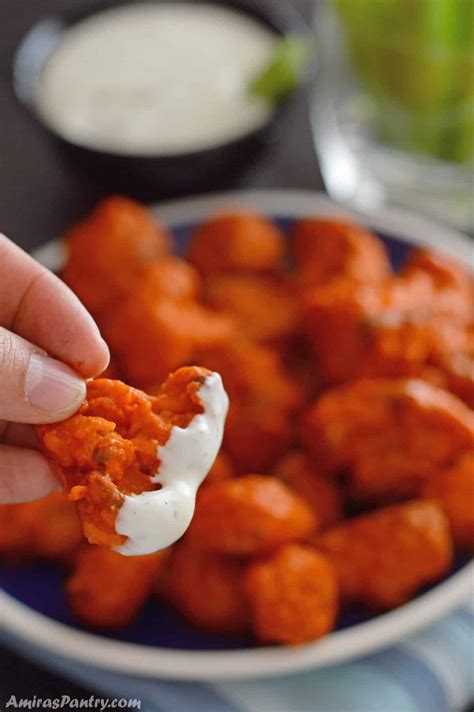 Easy Crispy Buffalo Cauliflower Amira S Pantry