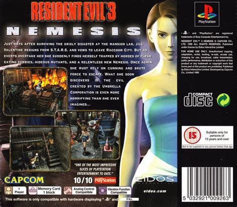 Resident Evil 3 Nemesis Box Shot For Pc Gamefaqs