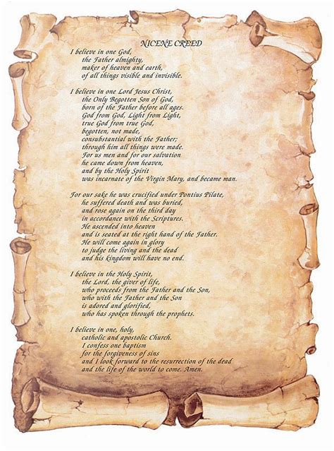 Nicene Creed Printable