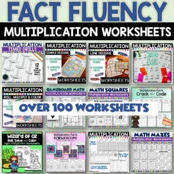 MULTIPLICATION COLORING WORKSHEETS and FLASH CARDS BUNDLE | TeachShare