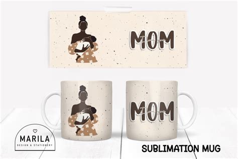 I Love You Mom Mug Wrap Design 10 Graphic By Marila Designs · Creative