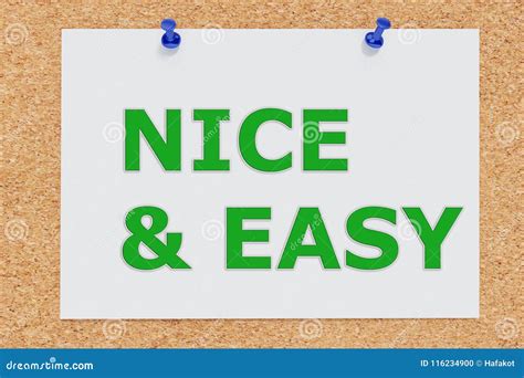 nice easy concept stock illustration illustration  life
