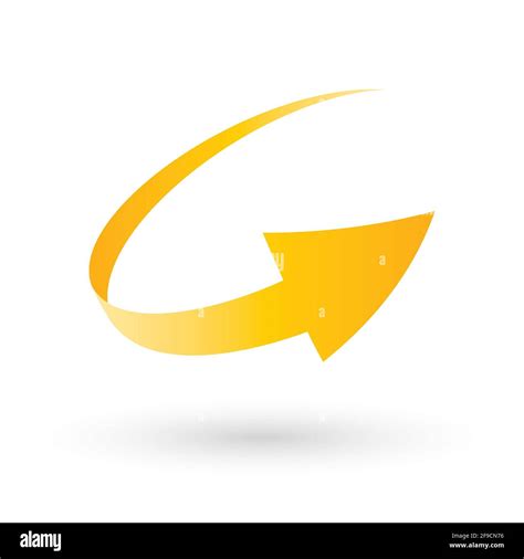 Simple Loop Circle Arrow Icon Stock Vector Image And Art Alamy