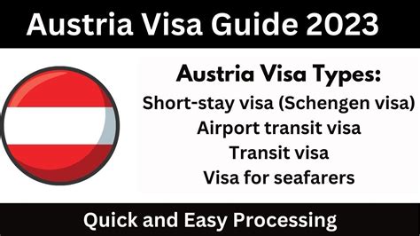 Austria Visa Guide 2023 Quick And Easy Processing Complete Details