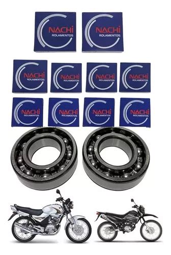 Kit Rolamentos Motor Todos Ybr Xtz Dian P Frete Gr Tis