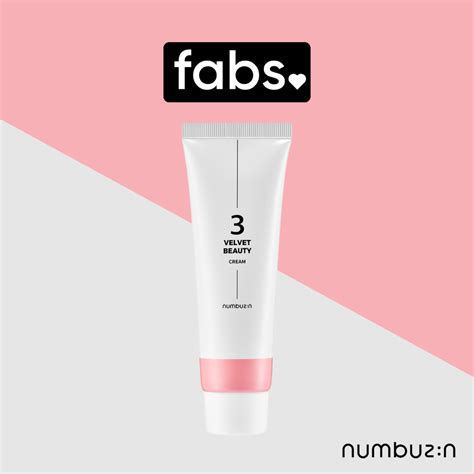 Numbuzin No3 Velvet Beauty Cream 50ml Shopee Malaysia