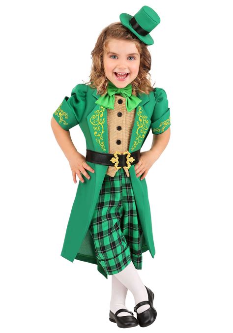 Charming Leprechaun Girl's Toddler Costume | St. Patrick Day Costumes