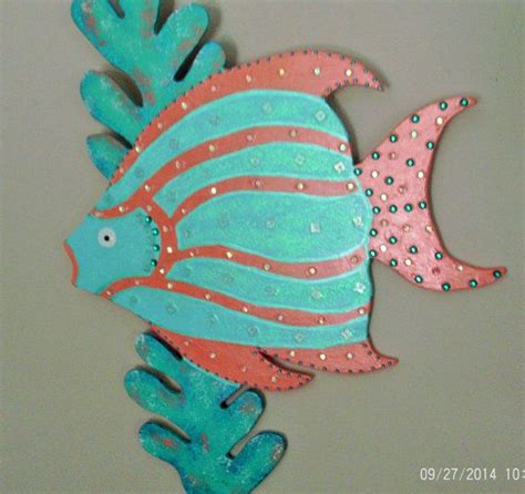 Fish Decor, Beach Decor, Nautical Decor, Wooden Fish, | Fishing decor ...