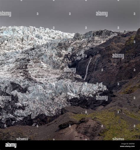 Virkisjokull Glacier, Vatnajokull Ice Cap, Iceland Stock Photo - Alamy