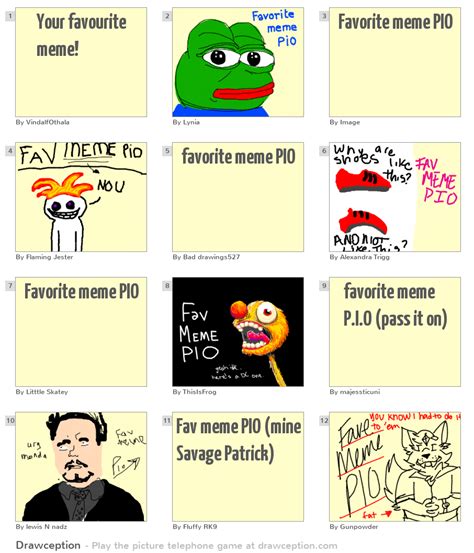 Your Favourite Meme Drawception