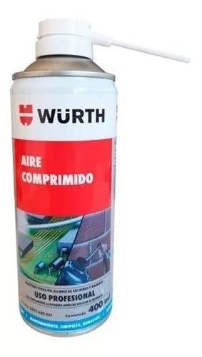 Aire Comprimido Wurth 400 Ml Remueve Polvo Y Suciedad Cuotas Sin