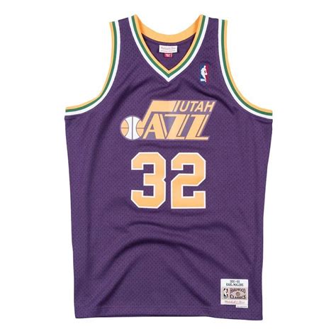 Camiseta Utah Jazz De Karl Malone Swingman Baloncesto