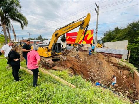 Prefeitura De Taquara Inicia Obras De Melhorias Na Rua Pinheiro Machado