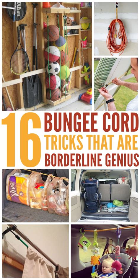 16 Bungee Cord Tricks That Are Borderline Genius