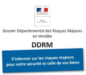 Risques Majeurs DDRM Site De La Commune De Jard Sur Mer