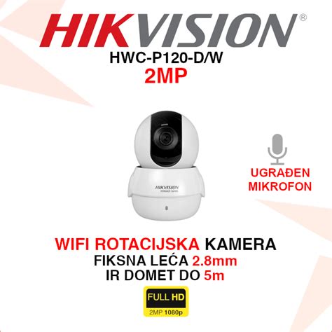 Hwc P D W Hikvision Ip Wifi Rotacijska Kamera Hikvision Hrvatska