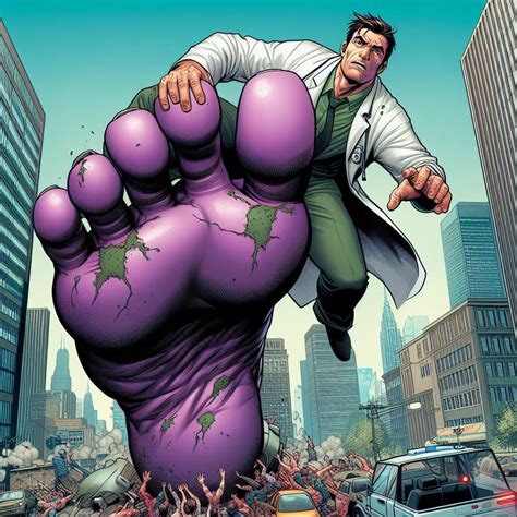 The Clutching Hulk Foot by JamesZorranFan789 on DeviantArt