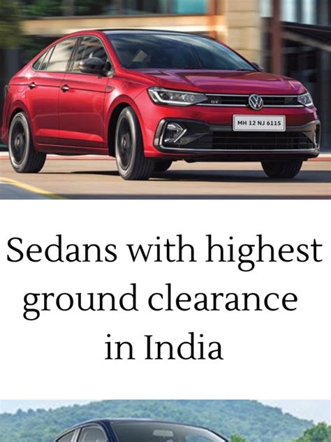 Sedans With Highest Ground Clearance Volkswagen Virtus To Honda Amaze