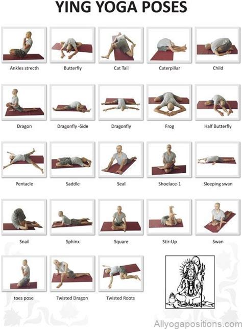 Printable Restorative Yoga Poses