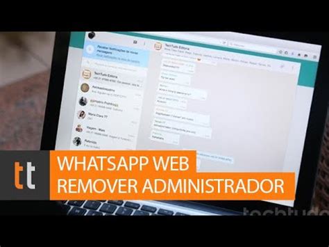 Como Adicionar E Remover Administradores De Grupo No Whatsapp Web