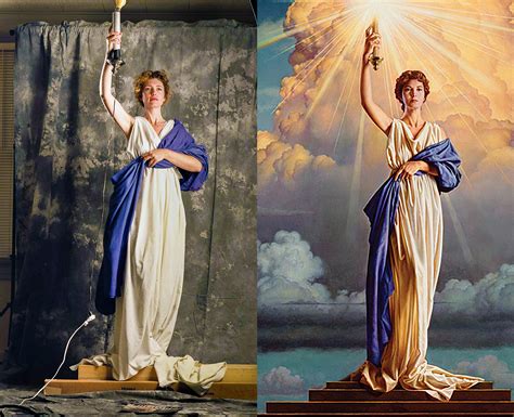 Jenny Joseph 28 Modeling For The Columbia Pictures Logo 1992 This