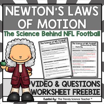 Newton's Laws of Motion Worksheet [PRINT & DIGITAL FOR DISTANCE LEARNING]