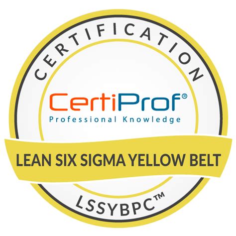 Lean Six Sigma Yellow Belt Certification Lssybpc™ Credly