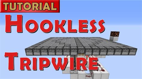 Minecraft Tutorial Hookless Tripwire YouTube