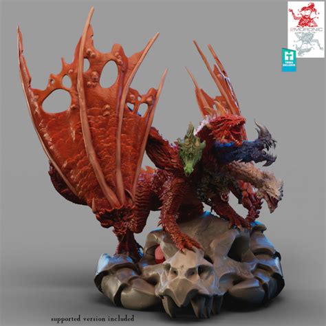 Tiamat Dragon Figure