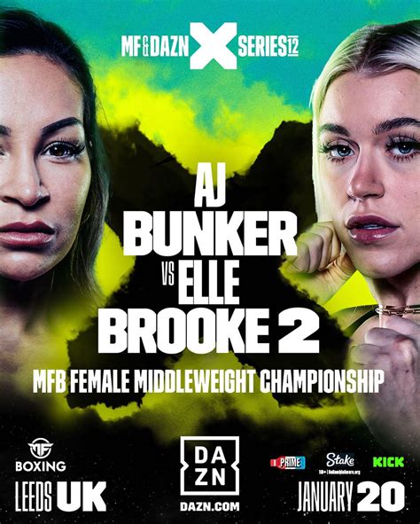 AJ Bunker vs. Elle Brooke 2 for the MFB Female Middleweight