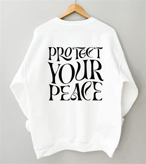 Protect Your Peace Svg Files For Cricut Quotes Png Sublimation Etsy