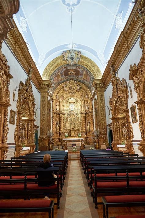 Inside The Church Of Igreja Da Ordem Terceira De Nossa Senhora Do Monte