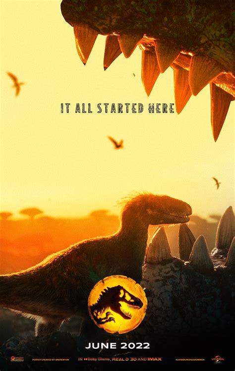 Jurassic World Dominion Poster Hd By Andrewvm On Deviantart