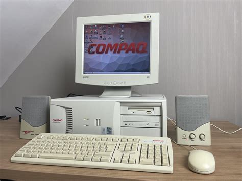 The Compaq Deskpro In Desktop Mode Rretrobattlestations